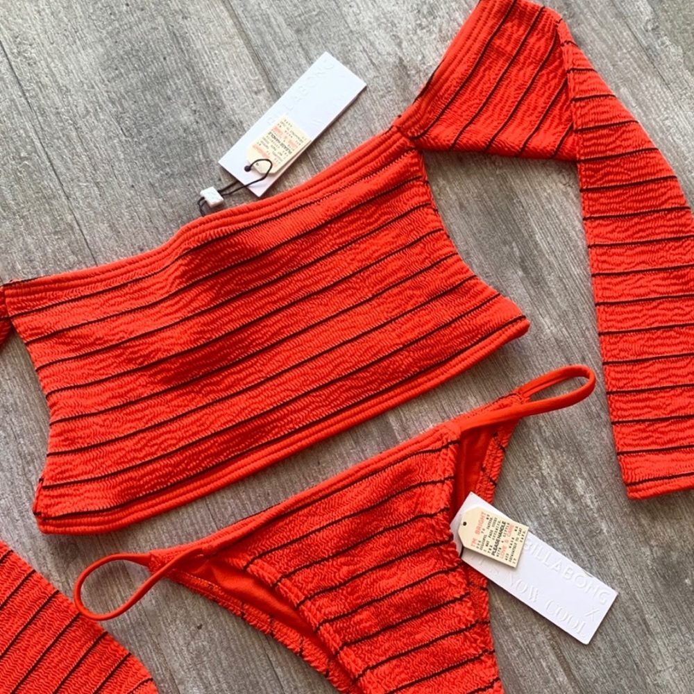 🔥🔥BILLABONG - HIGH TIDE COLD SHOULDER TANGA SET - Picture 4 of 8